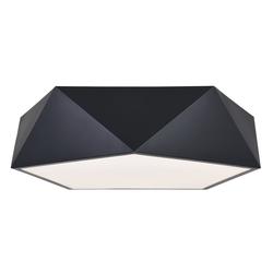 patriot lighting pascal black integrated led flush mount ceiling light