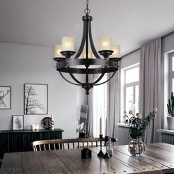 Patriot Lighting® Lancaster 5-Light Black Walnut Chandelier