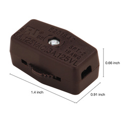 PERFORMAX® Brown SPT2 in-line Cord Switch at Menards®