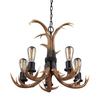 Patriot Lighting® Norwood 5-Light Black Walnut Chandelier