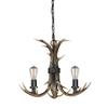 Patriot Lighting® Norwood 3-Light Black Walnut Chandelier