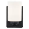 Valen Matte Black 1-Light Wall Sconce