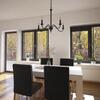 Patriot Lighting® Taura Matte Black 5-Light Chandelier