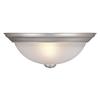 Patriot Lighting® Dylan 11"W Brushed Nickel 1-Light Flush Mount Ceiling Light - 2 Pack
