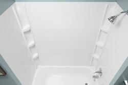 Lyons® Classic™ 60"W x 32"D x 58"H White Bathtub Wall Surround at Menards®