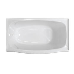 Lyons Contour™ 57W x 58H Brushed Nickel Framed Sliding Bathtub