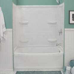 Lyons® Contour™ 60"W x 32"D x 59"H Almond Bathtub Wall Surround (3 ...