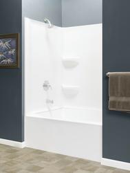 Lyons® Elite™ 54"W x 42"D x 59"H White Bathtub Wall Surround (3-Piece) at Menards®