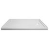 Lyons® Linear™ 60"W x 32"D White Single Threshold Shower Base with Right Drain