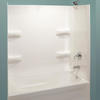 Lyons® Elite™ 60"W x 32"D x 59"H White Bathtub Wall Surround (3-Piece)
