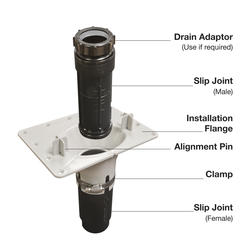 MAAX® F2 Drain ABS Kit for Freestanding Bathtub at Menards®