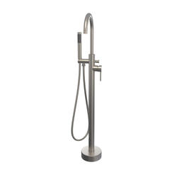 MAAX® Linosa One-handle 1-Spray Brushed Nickel Bathtub Faucet with