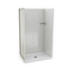 MAAX® Utile 32"W x 80-7/8"H Metro Soft Grey Shower Side Wall Surround (1-Piece)