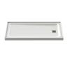 MAAX® Olympia 60"W x 32"D White Single Threshold Shower Base with Right Drain