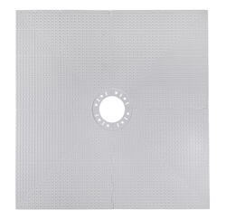 Prova Drain PVC Shower Drain Kit w/Stainless Steel Grate