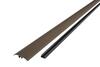 M-D Building Products® Golden Bronze 1-3/4" x 36" Cinch LVT T-Molding with Snaptrack