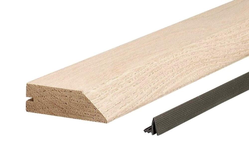 M-D Custom Size Bumper Hardwood Threshold x 3-1/2