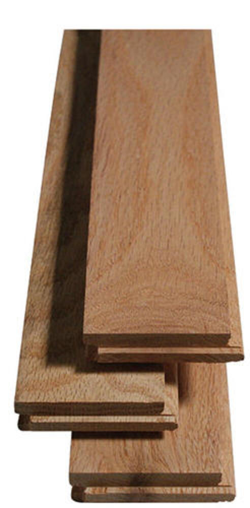 Unfinished Red Oak Select & Better 3/4 x 2-1/4 Solid Hardwood Flooring (19.5 sq.ft/ctn) Unfinished Red Oak Select & Better 3/4 x 2-1/4 Solid Hardwood Flooring (19.5 sq.ft/ctn)