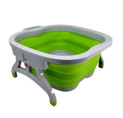 Plastic Foot Bath Basin(Green)-Collapsible Bucket-Beinilai