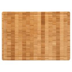 Prosumer's Choice Gourmet Bamboo Cutting Board with Dual-colored Design 