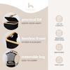 100L Black Laundry Hamper with Lid