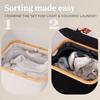 100L Black Laundry Hamper with Lid
