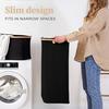 100L Black Laundry Hamper with Lid