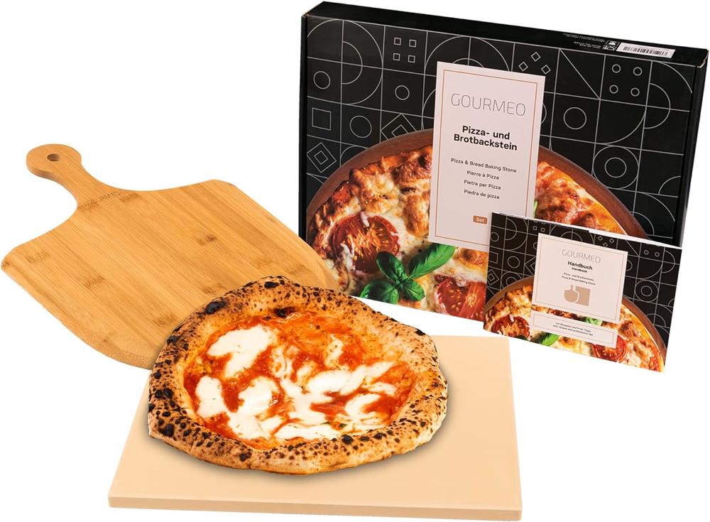 Menards | GOURMEO® Pizza Stone and Paddle