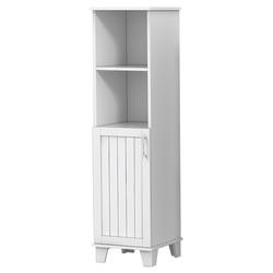 MagickWoods Elements Newhaven 16"W x 21"D x 60"H Matte White Linen Cabinet at Menards®