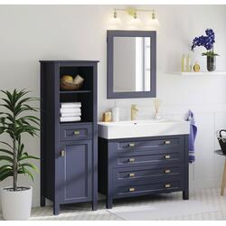 MagickWoods Montgomery 38-1/4"W x 17-1/2"D Midnight Blue Bathroom ...