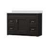 MagickWoods Elements Brighton 48"W x 21-3/4"D Dark Chocolate Bathroom Vanity Cabinet