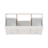 MagickWoods Elements Brighton 48"W x 21-3/4"D Matte White Bathroom Vanity Cabinet
