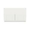 MagickWoods Elements Brighton 24"W x 7"D x 28"H Matte White Bathroom Wall Cabinet
