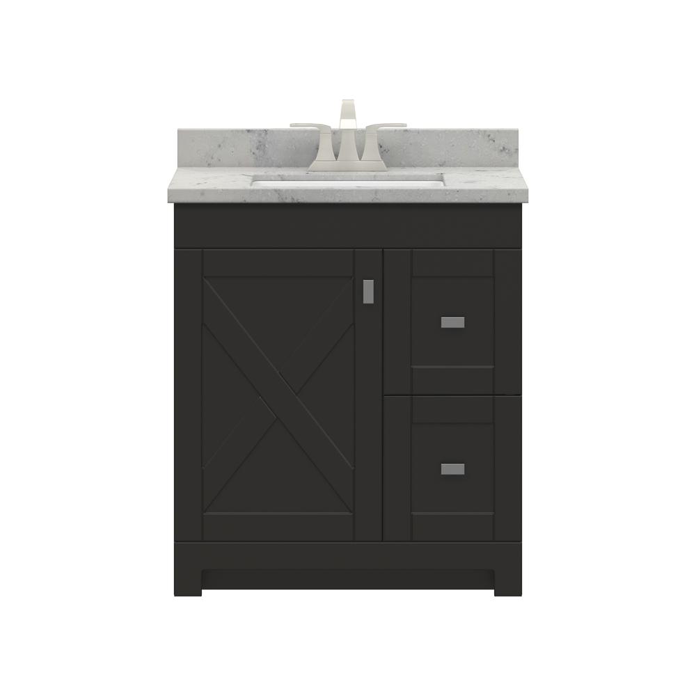 37 in. W x 19 in. D Granite Vanity Top in Golden Hill 37 in. W x 19 in. D Granite Vanity Top in Golden Hill