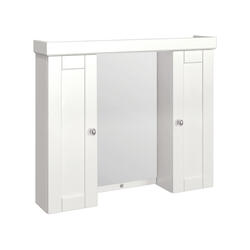 MagickWoods Windsor 32-11/16"W x 28"H Matte White Medicine Cabinet at ...