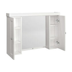 MagickWoods Windsor 40-1/2"W x 28"H Matte White Medicine Cabinet at ...