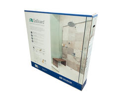 GoBoard Point Drain Shower Pan Kit at Menards®