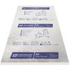 R-10 (16 PSI) Johns Manville® Foil-Faced Polyiso Foam Board Insulation 1.65" x 4' x 8'