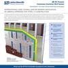 R-10 (16 PSI) Johns Manville® Foil-Faced Polyiso Foam Board Insulation 1.65" x 4' x 8'