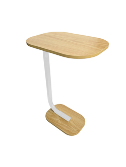 White C-Shaped Side Table at Menards®