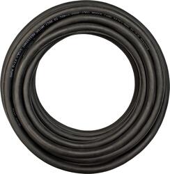 50 FT 18/3 SJOOW Black Rubber Extension Cord – Heavy Duty 3 Prong, Flexible Copper Cable, Cut From Master Reel