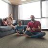 Marquis Industries Natural Elegance Morning Fog Plush Carpet 15 ft. Wide