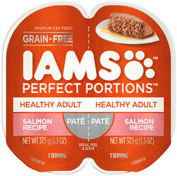 IAMS Perfect Portions Healthy Adult Pat Salmon Wet Cat Food