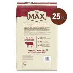 Nutro max dog clearance food