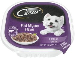 Cesar Filet Mignon Flavor Filets in Gravy Adult Wet Dog Food