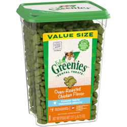 Feline Greenies™ Oven-Roasted Chicken Flavor Dental Cat Treats