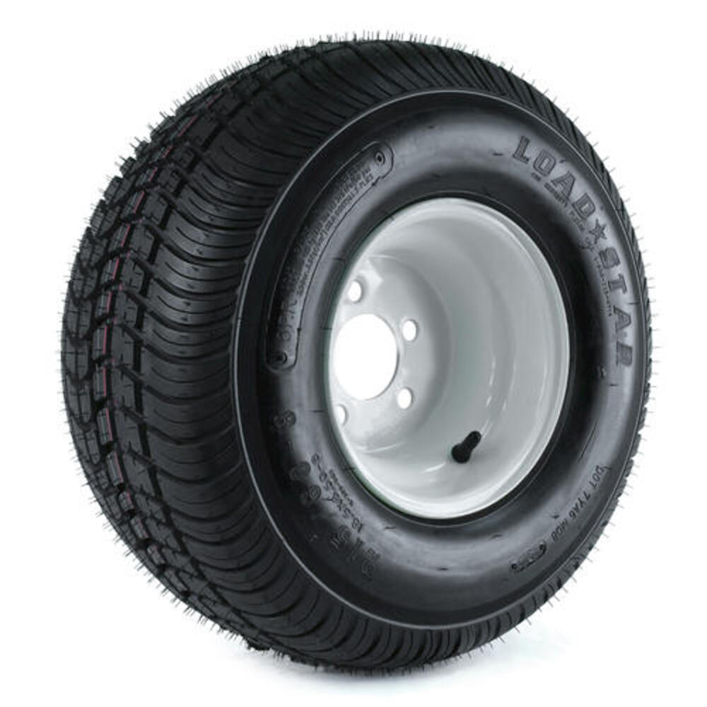 Martin Wheel Loadstar 215 60 8 5 Hole White Rim Trailer Tire and Wheel