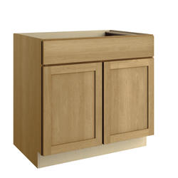 Concepts 36" W x 34-1/2" H x 24" D BUTT Door Arbon Boardwalk Kitchen Base Cabinet at Menards®