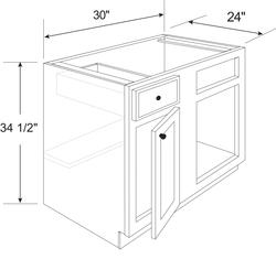 Cardell Kitchen Cabinet Accessories - Coreguard Sink Base