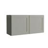 Concepts 36" W x 18" H x 12" D BUTT Door Lanston Grey Kitchen Wall Cabinet